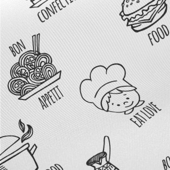 Delicious Meal Chef Midweight Cotton Poplin