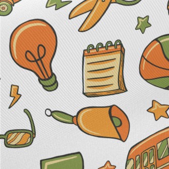 Scissors Basketball Trophy Midweight Cotton Poplin