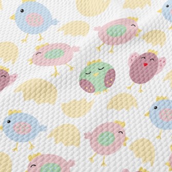 Chicken And Egg Shell Birdseye Piqué