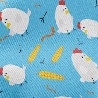 Rooster Eats Corn Standard Corduroy