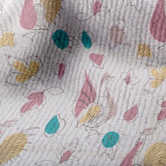 Silhouette Style Turtle Dove Terry