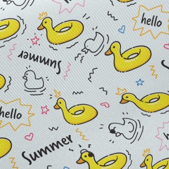 Duck Swimming Ring Twill