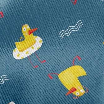 Playing Swimming Duck Standard Corduroy