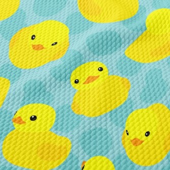 Yellow Duck Birdseye Piqué