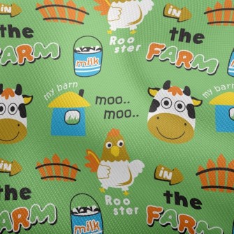 Chicken And Cow Barn Farm Dobby