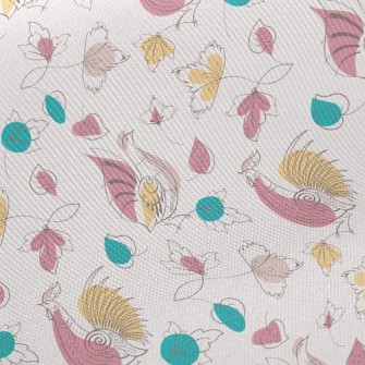 Silhouette Style Turtle Dove Twill