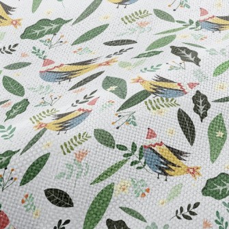 Beautiful Elegant Bird Performance Linen