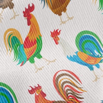 Elegant Bright Cock Standard Corduroy
