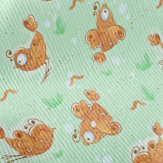 Chicken Chasing Earthworm Standard Corduroy