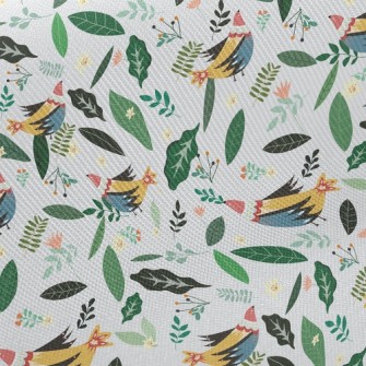 Beautiful Elegant Bird Twill