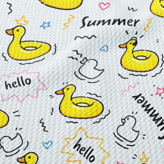 Duck Swimming Ring Birdseye Piqué