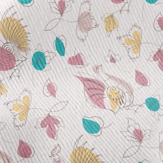 Silhouette Style Turtle Dove Standard Corduroy