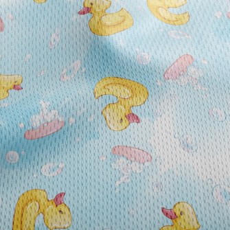 Bubble Duck Toy Athletic Mesh Flat Back