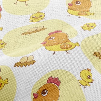 Hen With Chicks Performance Linen
