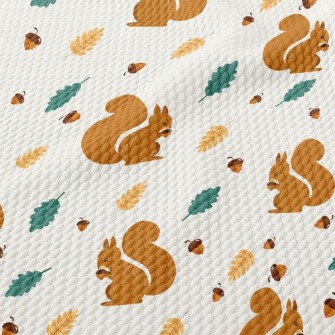 Fruit-eating Squirrel Birdseye Piqué