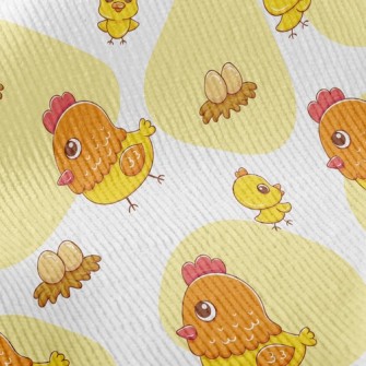Hen With Chicks Standard Corduroy