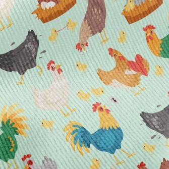 Rooster Hen Chick Standard Corduroy