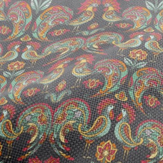 Rooster And Pattern Performance Linen