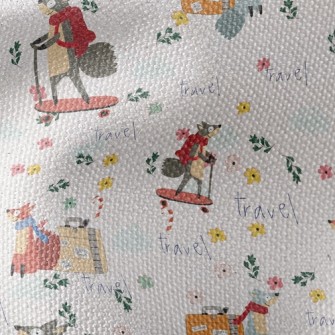 Fox Travels Waterproof Canvas