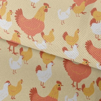 Rooster Family Waterproof Oxford