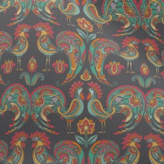 Rooster And Pattern Chiffon