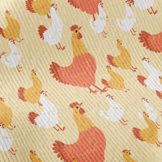 Rooster Family Standard Corduroy