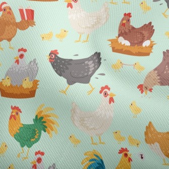 Rooster Hen Chick Dobby