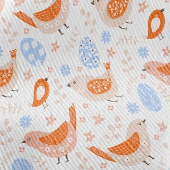 Easter Eggs And Patterned Bird Standard Corduroy
