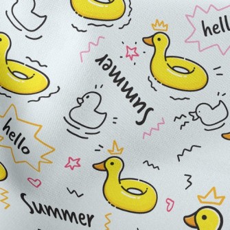 Duck Swimming Ring Stretch Ponte