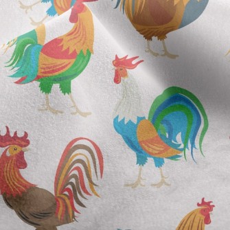 Elegant Bright Cock Micro Fleece
