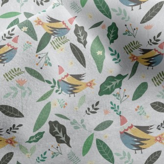 Beautiful Elegant Bird Micro Fleece