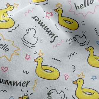 Duck Swimming Ring Micro Fleece