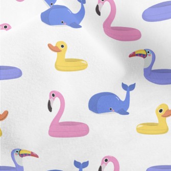 Animal Shaped Swimming Ring Micro Fleece