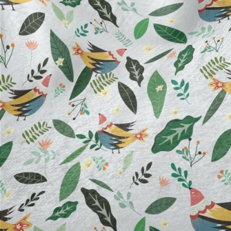 Beautiful Elegant Bird Minky