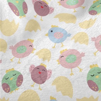 Chicken And Egg Shell Minky