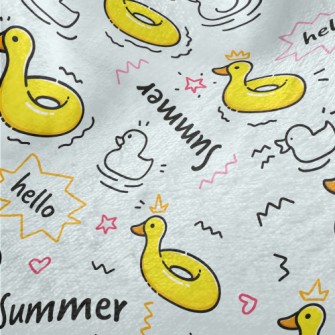 Duck Swimming Ring Minky