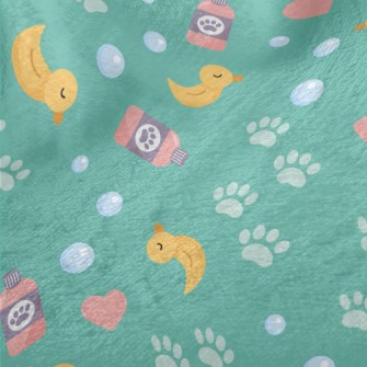 Pet Grooming Bubble Bath Minky