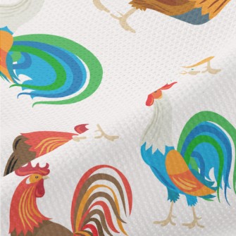 Elegant Bright Cock Piqué