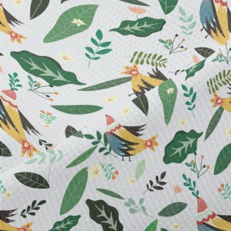 Beautiful Elegant Bird Piqué