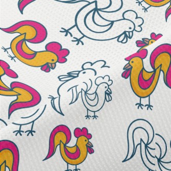 Rooster Best Friend Piqué