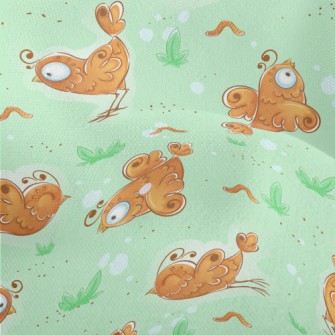 Chicken Chasing Earthworm Lightweight Performance Linen