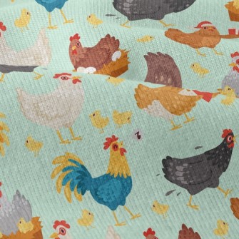 Rooster Hen Chick Modern Jersey