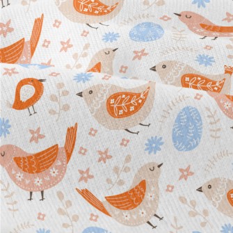 Easter Eggs And Patterned Bird Modern Jersey