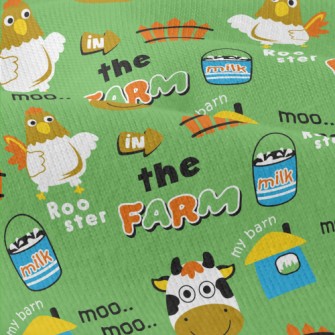 Chicken And Cow Barn Farm Modern Jersey