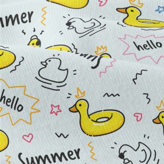 Duck Swimming Ring Modern Jersey