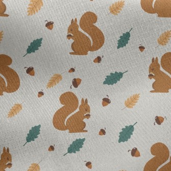 Fruit-eating Squirrel Jersey Backed Fleece