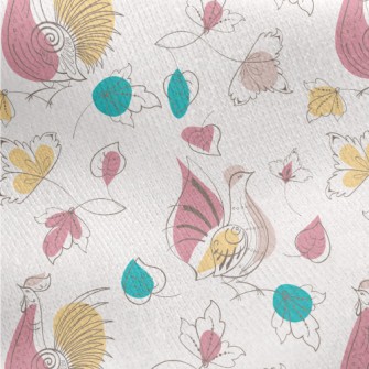 Silhouette Style Turtle Dove Jersey Backed Fleece