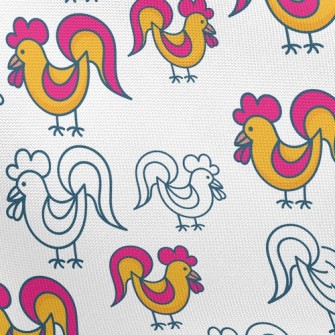 Rooster Best Friend Pongee