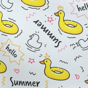 Duck Swimming Ring Pongee