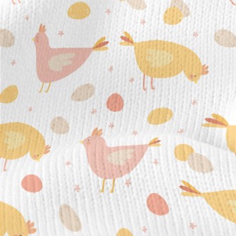 Hens Lay Eggs Stretch Jersey